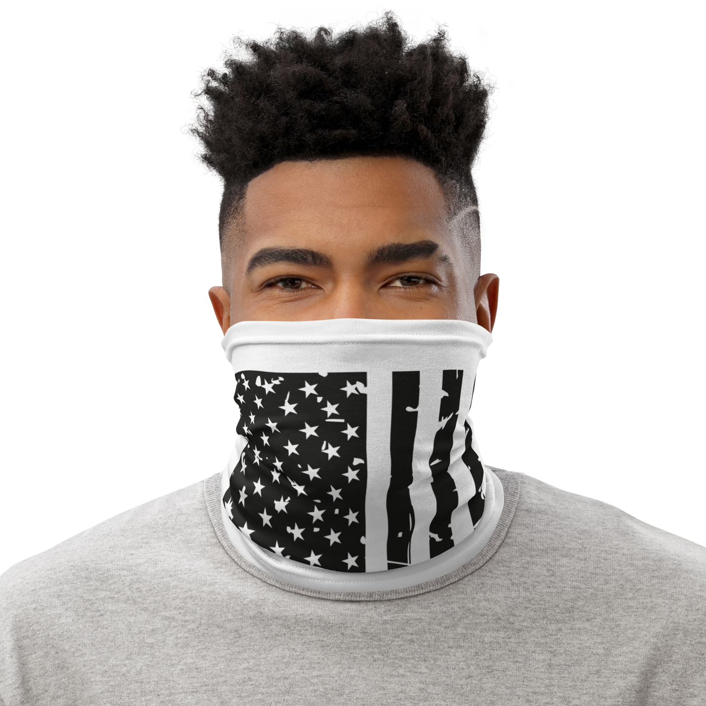 Grunge Flag Neck Gaiter