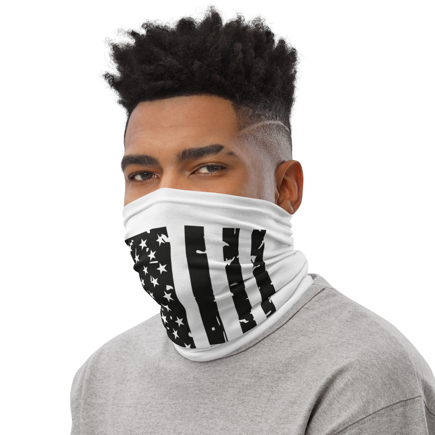 Grunge Flag Neck Gaiter