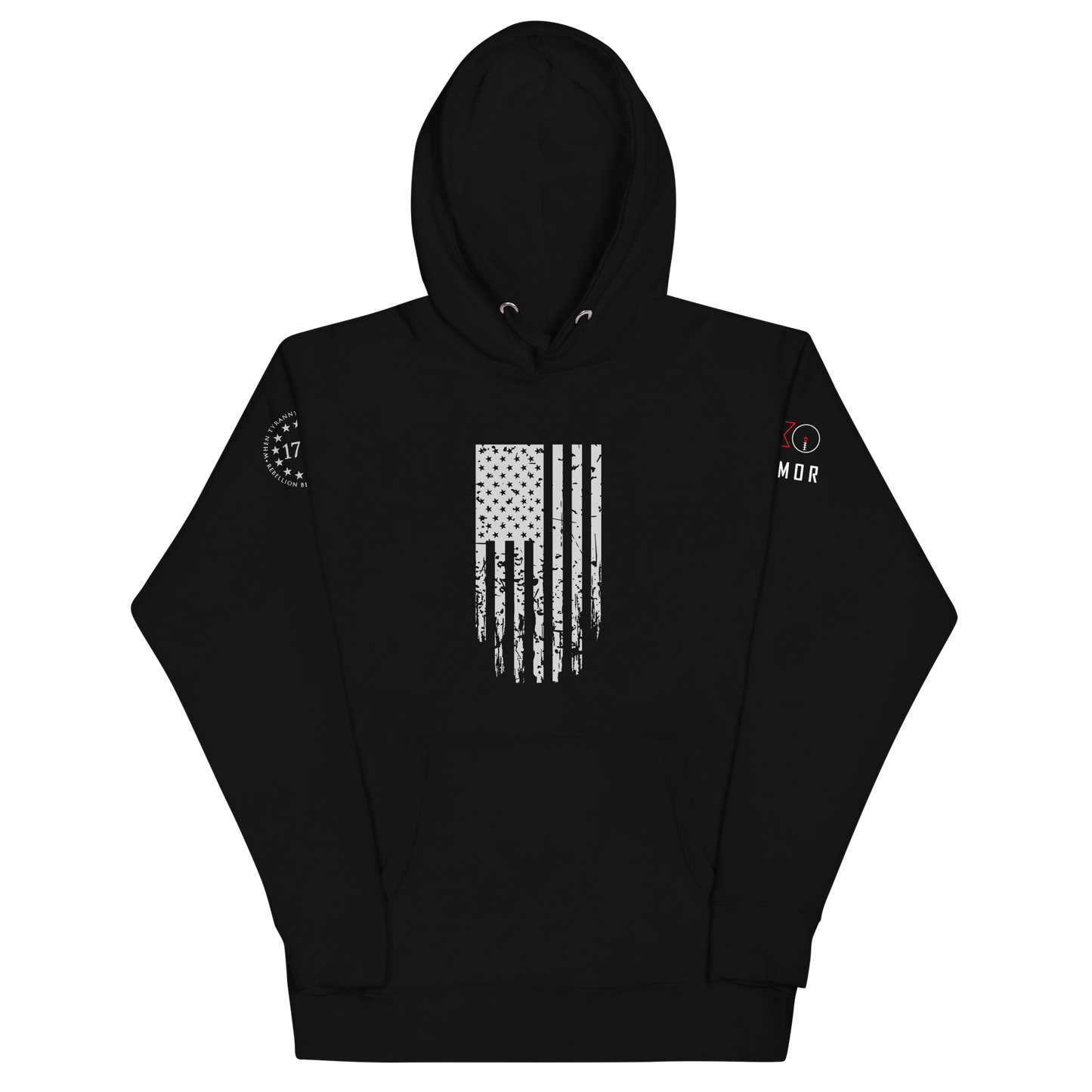 Grunge Flag Hoodie