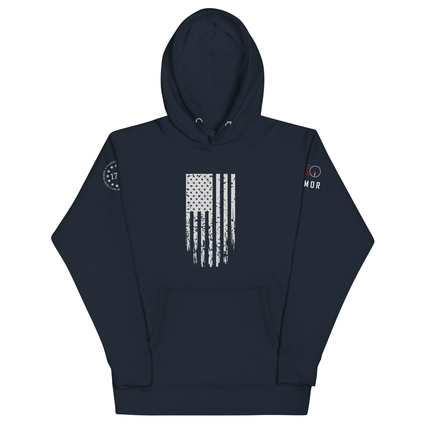 Grunge Flag Hoodie